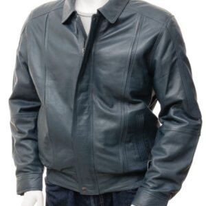 Mens_Blue_Leather_Moto_Jacket